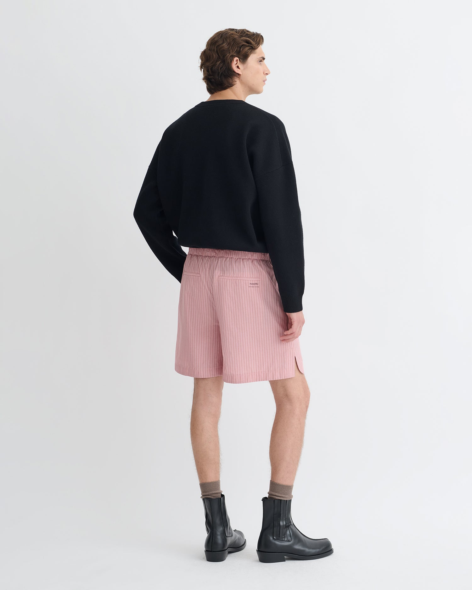 Merino and Terry Jacquard Sweater - 7