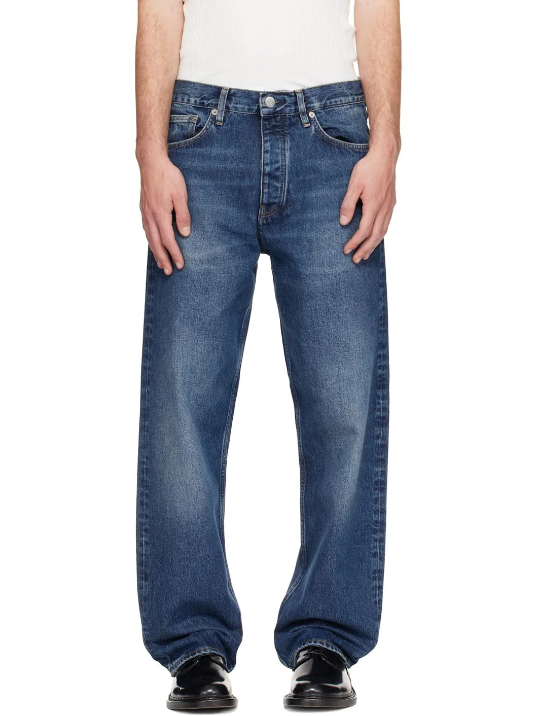 Blue Loose Jeans - 1