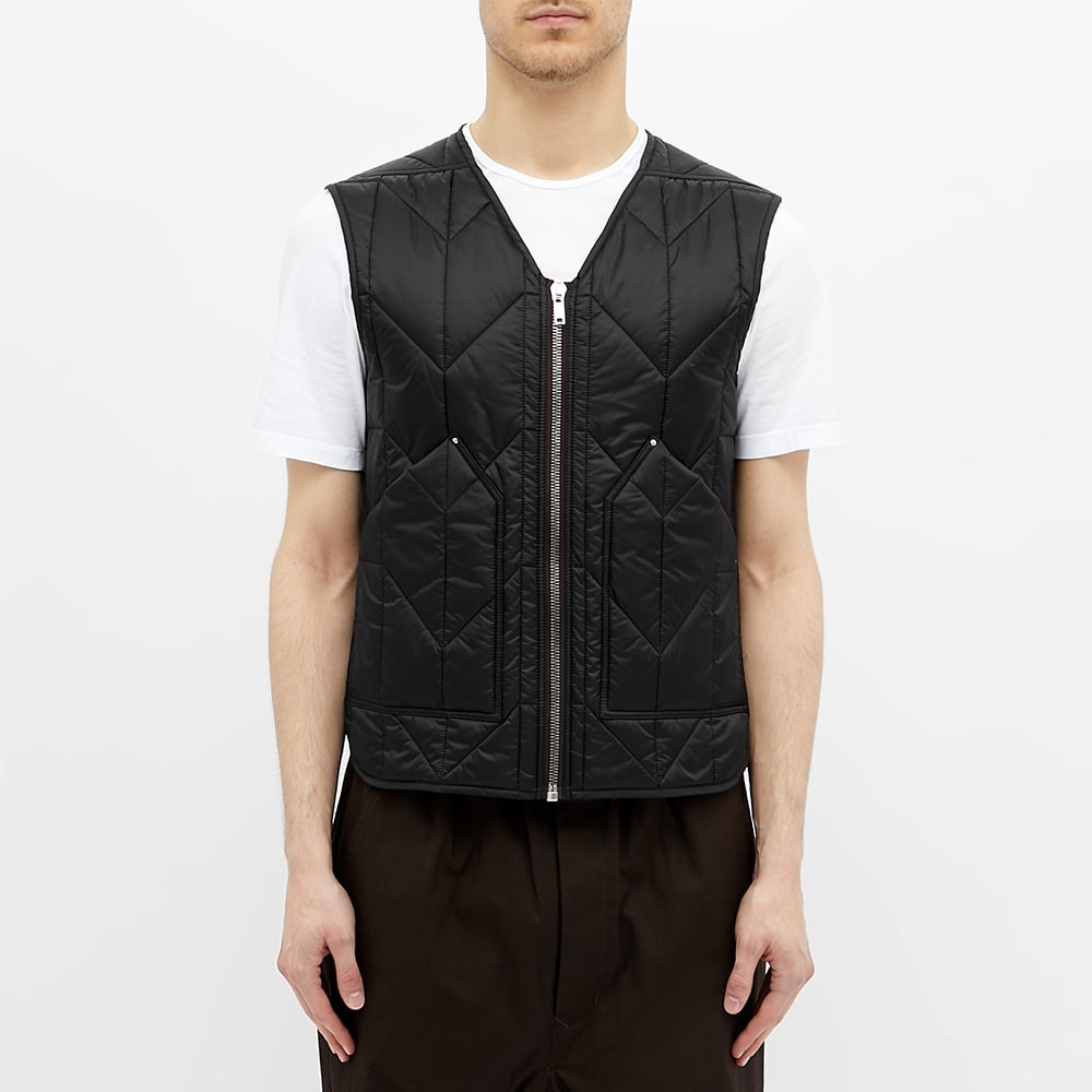 Rick Owens Quilted Snap Front Vest - 4