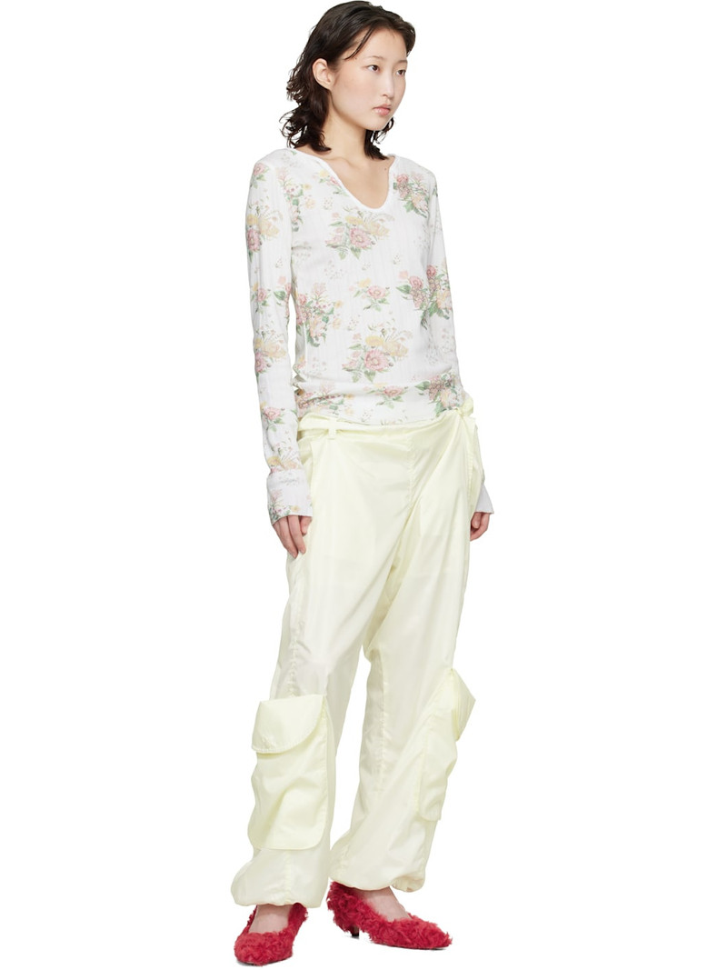 OPEN YY Yellow Rolled Waist Cargo Wind Cargo Pants outlook