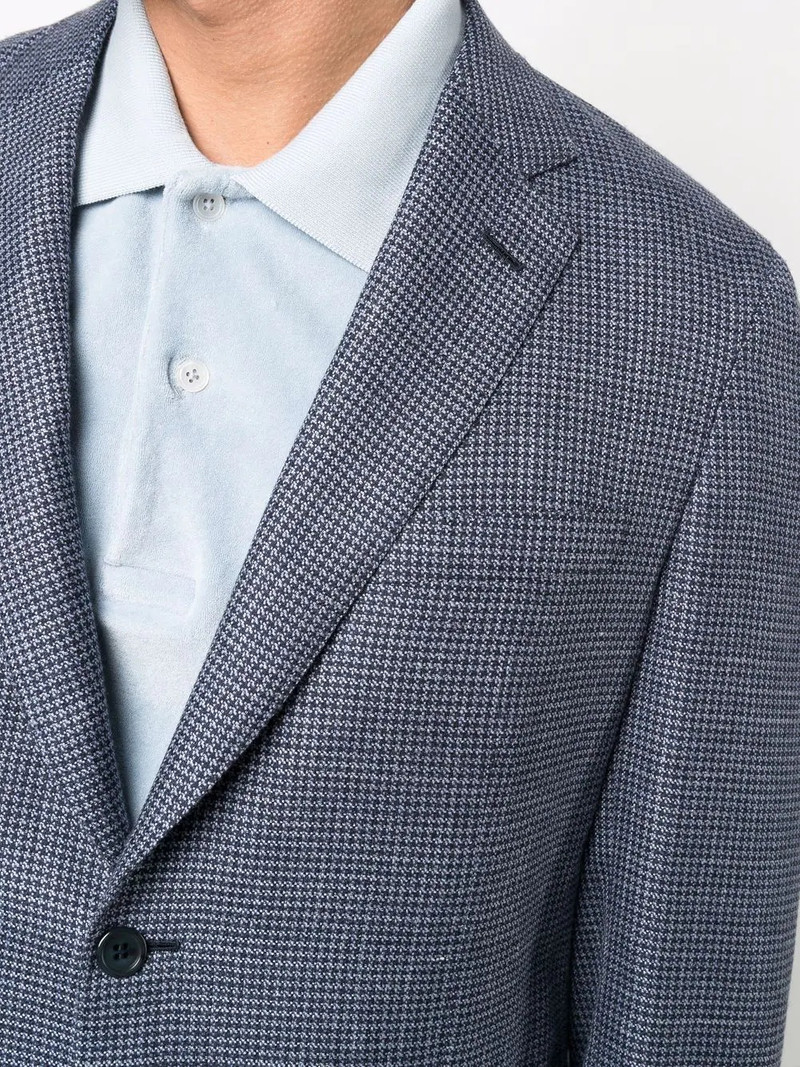 houndstooth single-breasted blazer 5