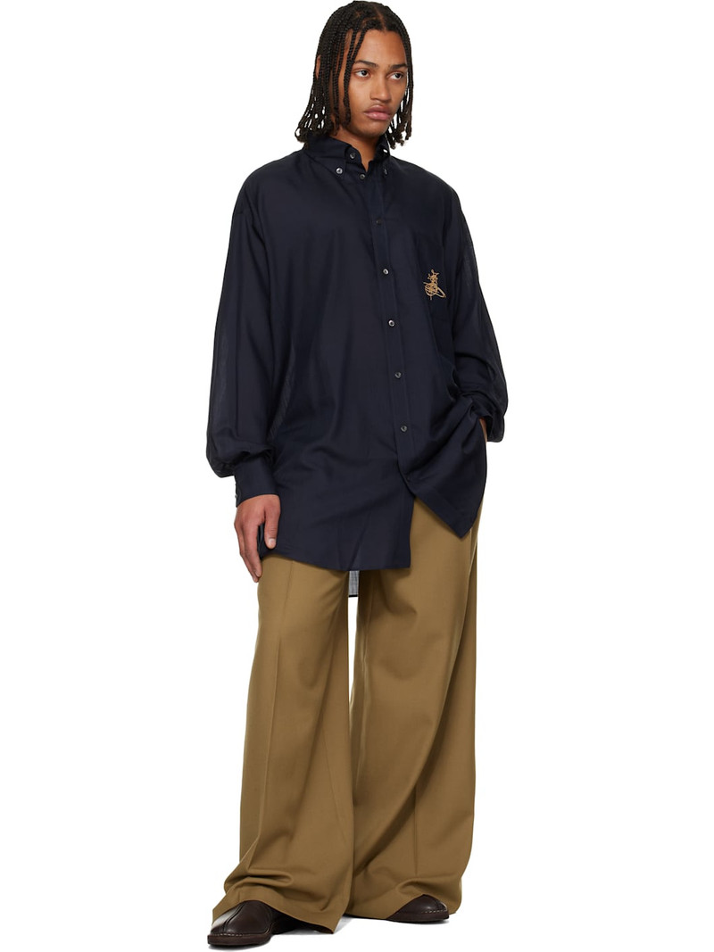 Vivienne Westwood Navy Oversized Shirt outlook