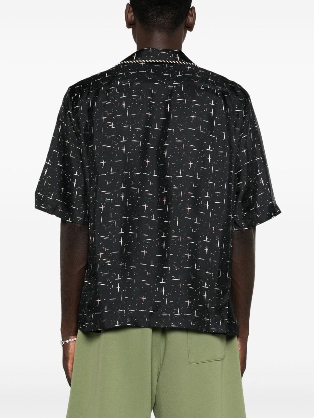 dash-print shirt - 4