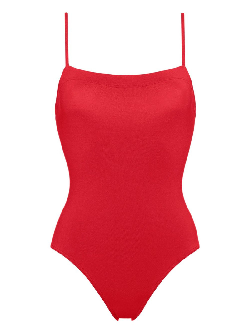 Aquarelle square-neck swimsuit 1