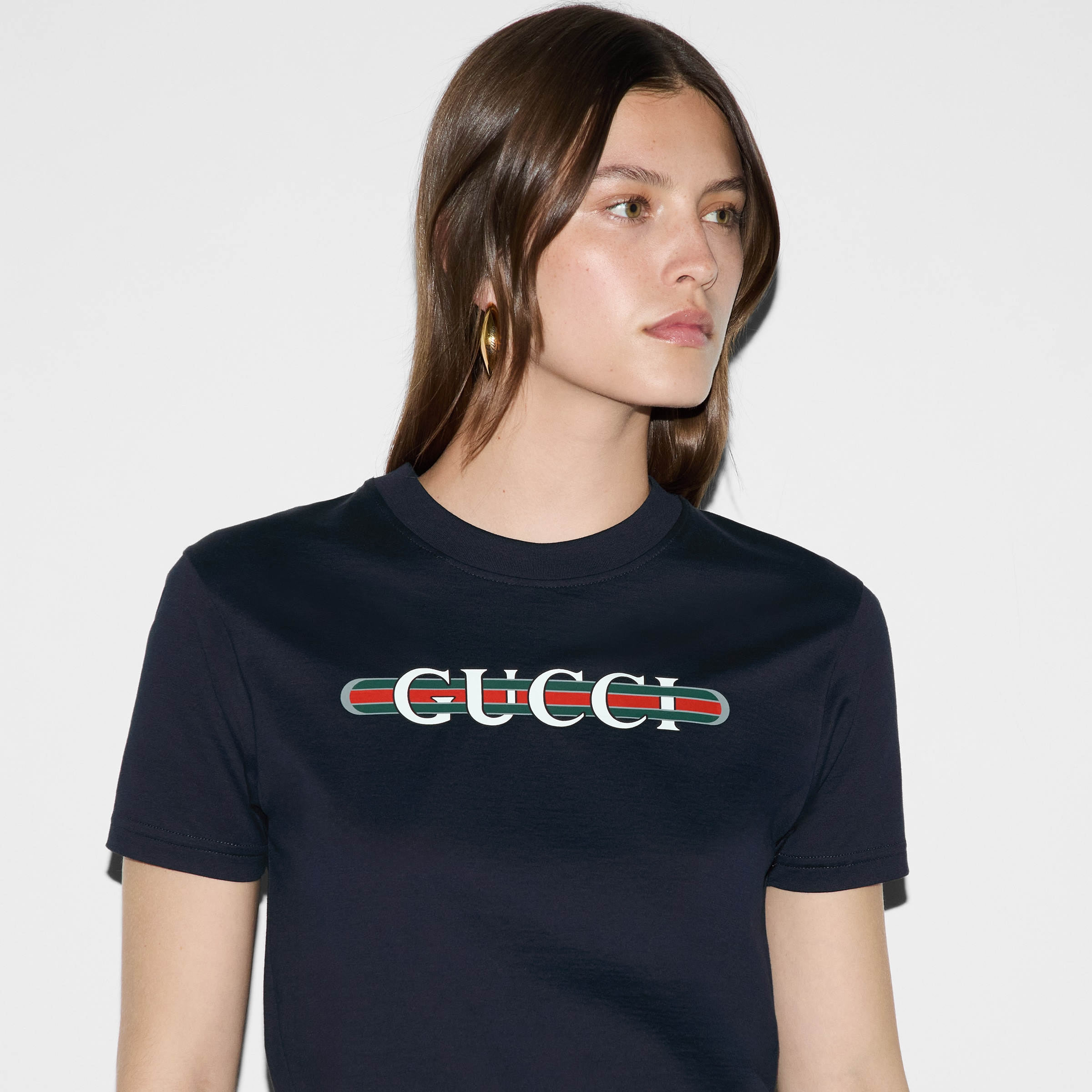 Gucci print cotton jersey T-shirt - 5
