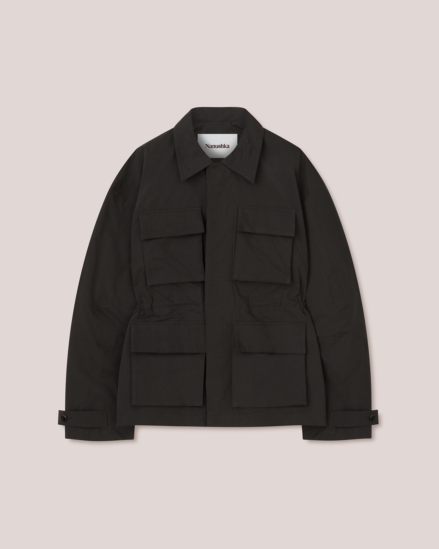 WILL - Bonded-twill utalitarian jacket - Dark moss - 1