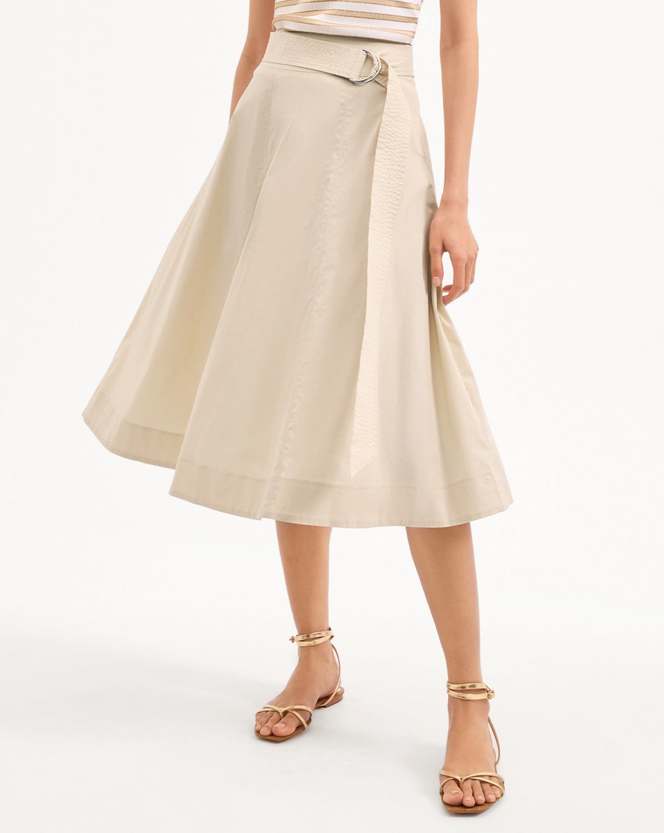 FACIA A-LINE MIDI SKIRT - 3