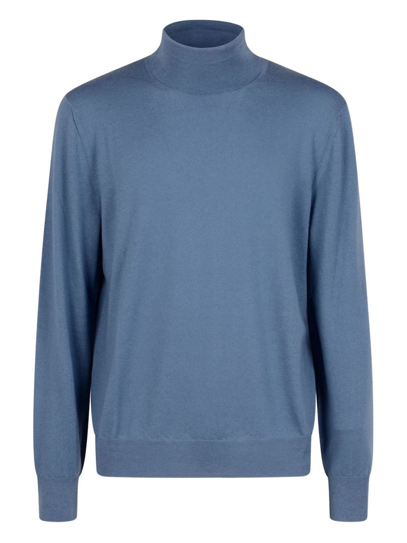 roll-neck knitted sweater 1