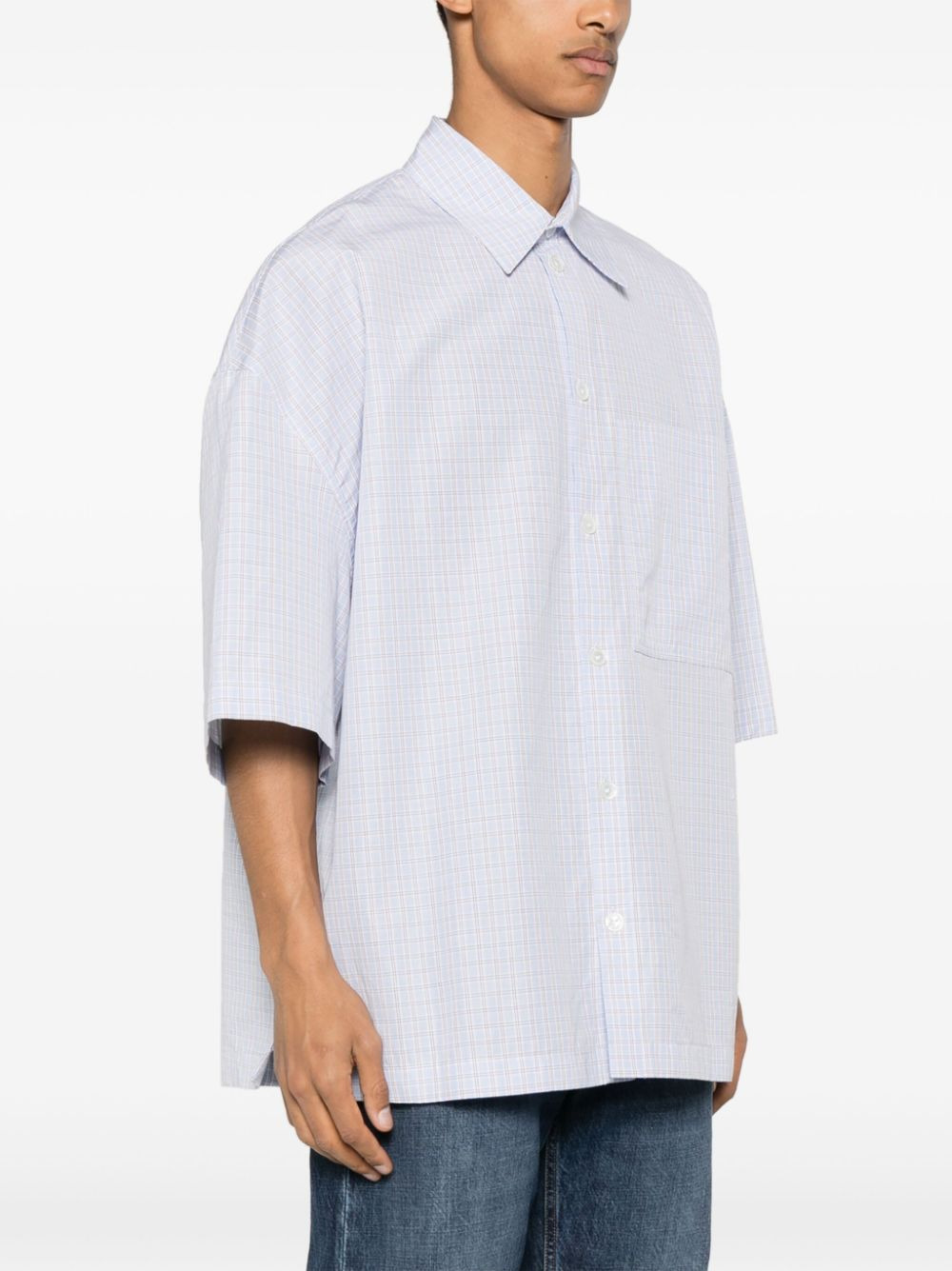Bottega Veneta Men Camicia Con Logo - 6