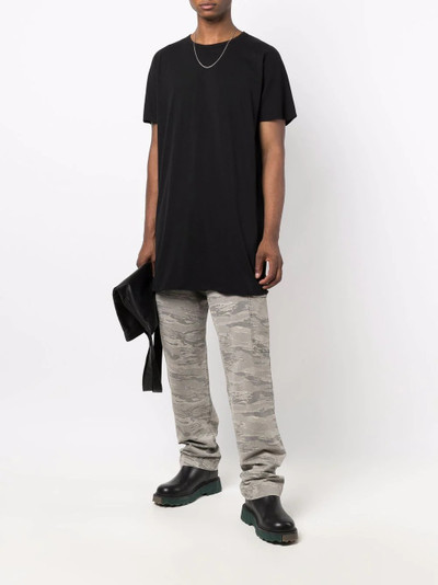 Boris Bidjan Saberi short sleeved longline T-shirt outlook