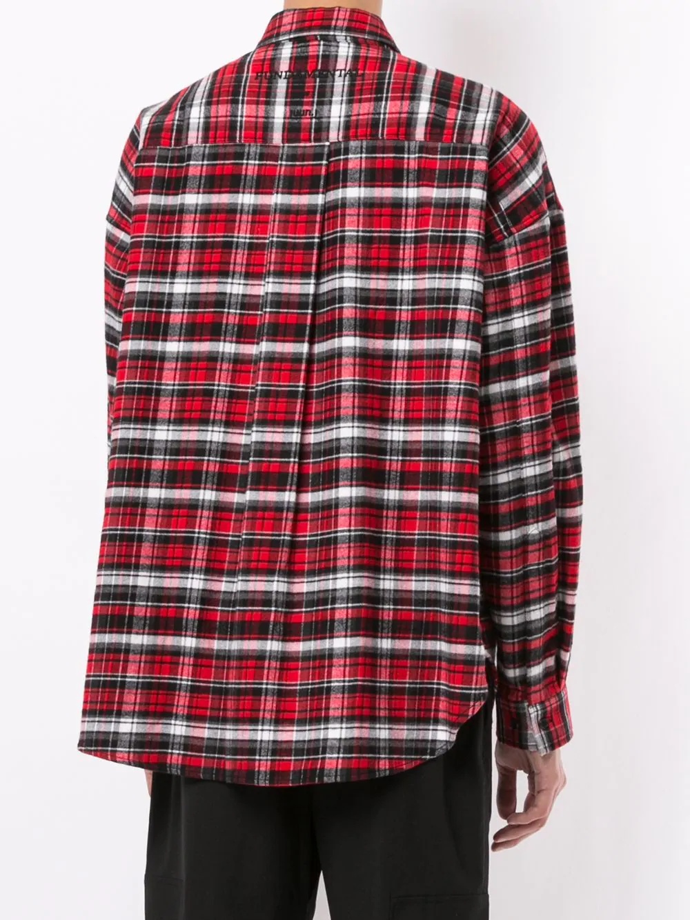 checked button-up shirt - 4