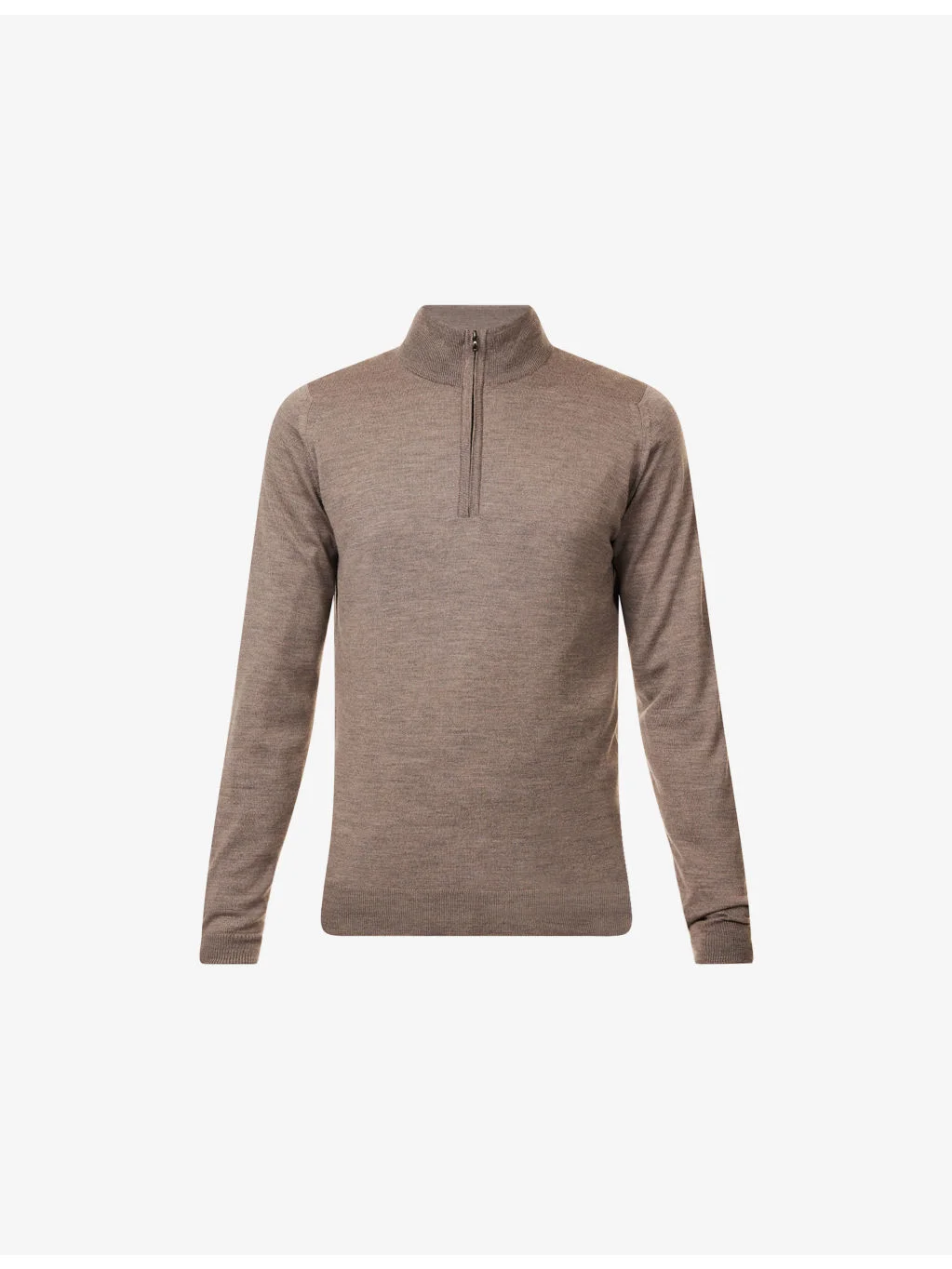 Tapton Half-Zip Long-Sleeve Wool Jumper - 1