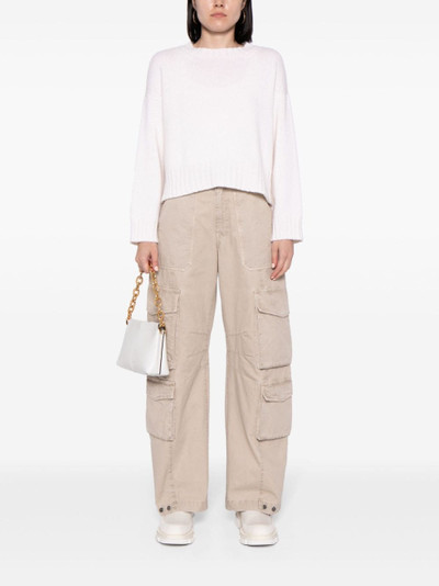 Golden Goose panelled cotton cargo trousers outlook