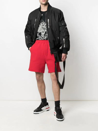 DSQUARED2 Icon cotton track shorts outlook