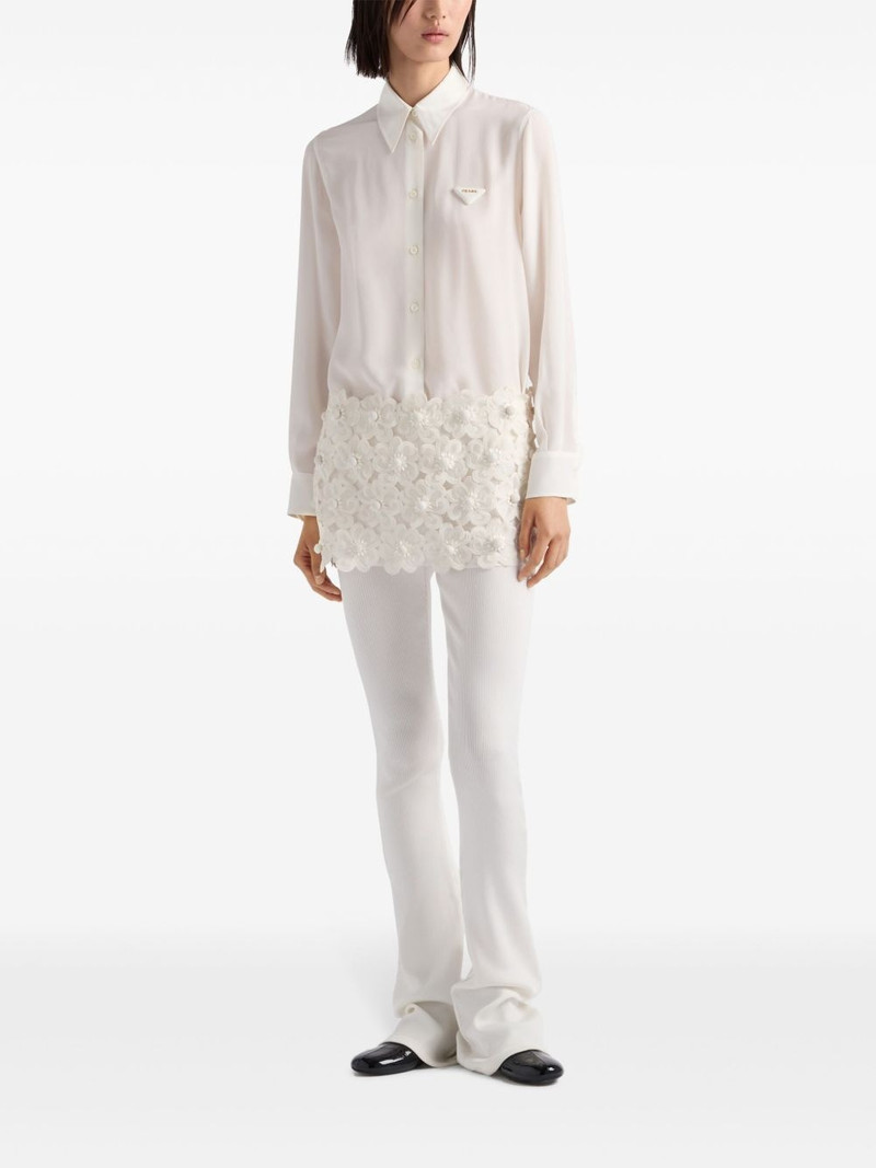 Prada crêpe de chine shirt outlook