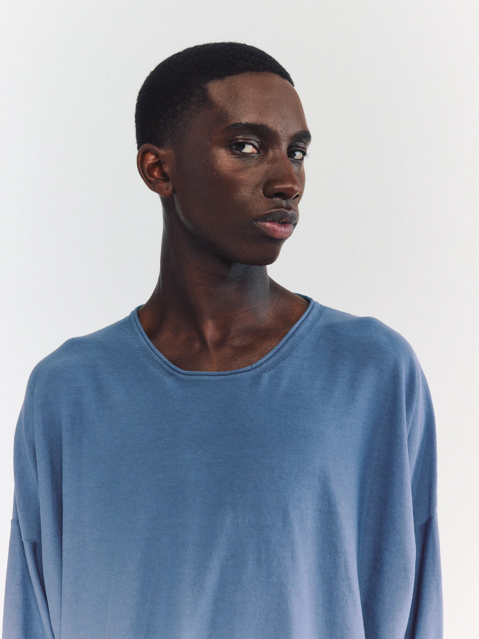 OVERDYED LS TSHIRT - FRES COT - STORM - 1