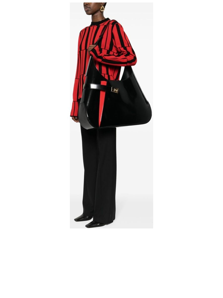 Patent Leather Shoulder Bag - 3