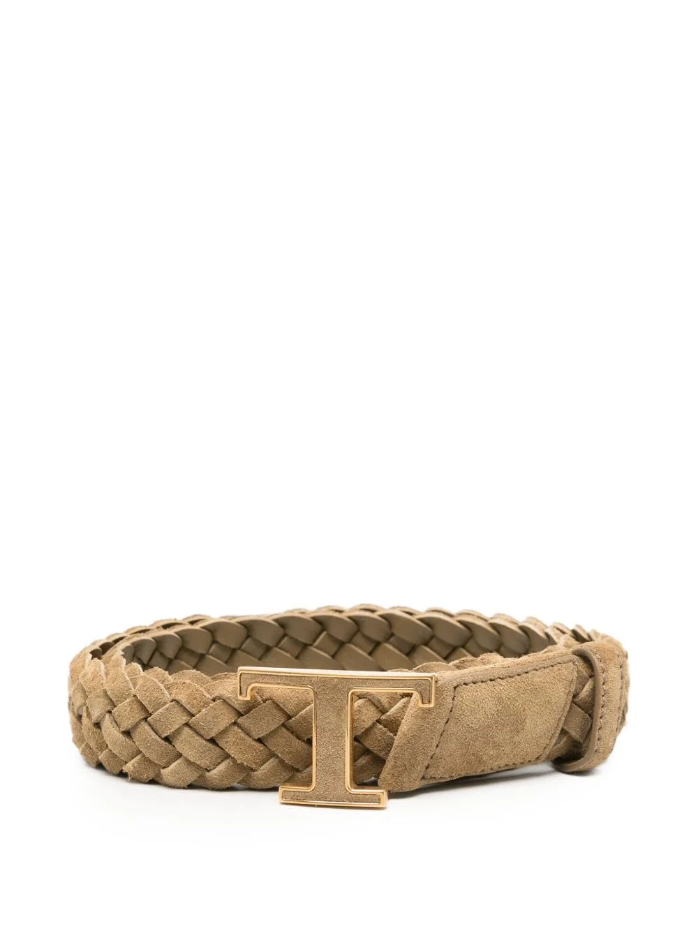 T Timeless braided leather belt - 1