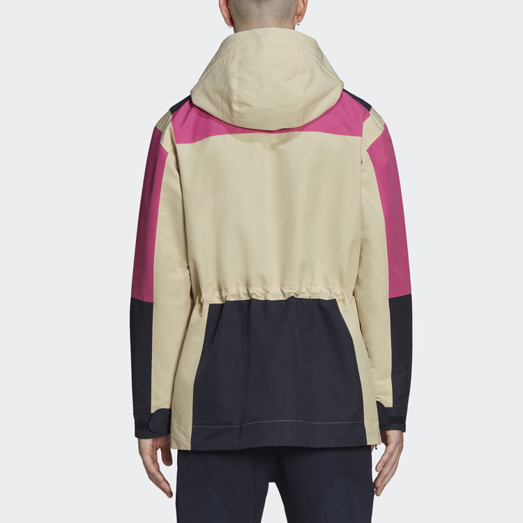 adidas originals Colorblock hooded track Jacket Creamy White GT1821 - 4