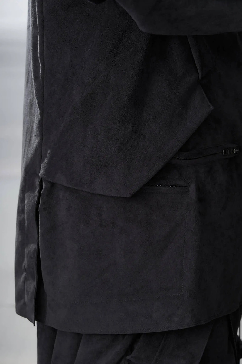 J130-TO Scrim Laced Ultra-Microfiber Blazer 28