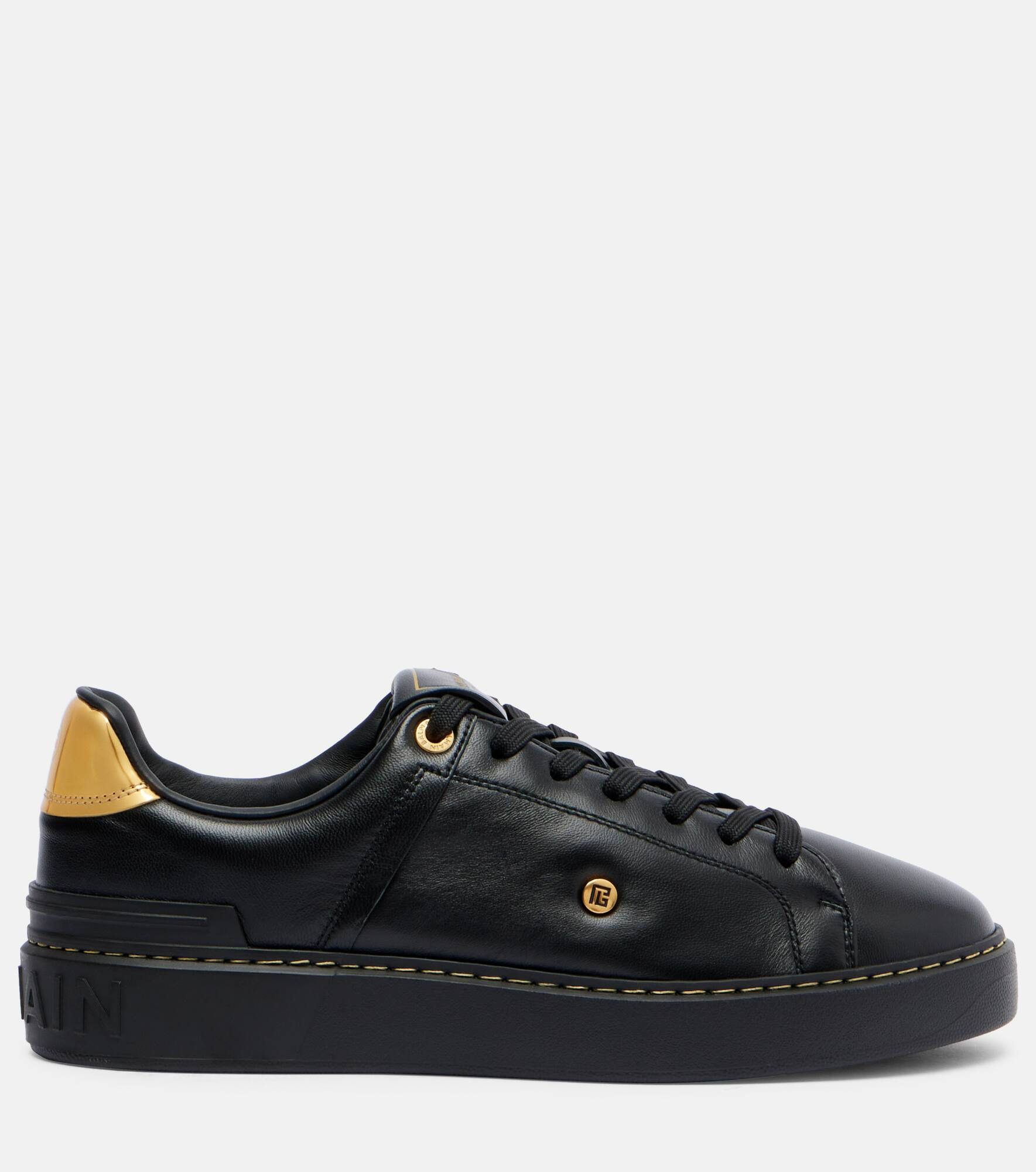 B-court leather sneakers - 4