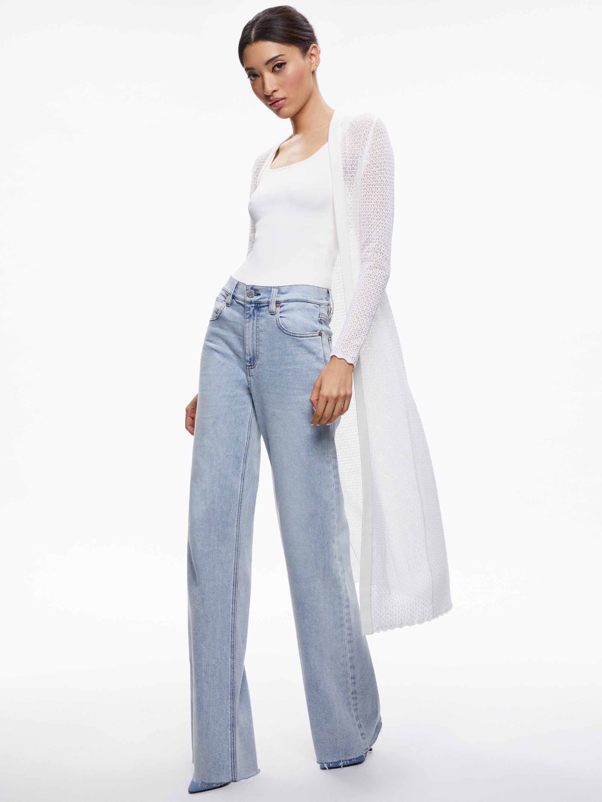 ALAIR POINTELLE SWEATER DUSTER - 4