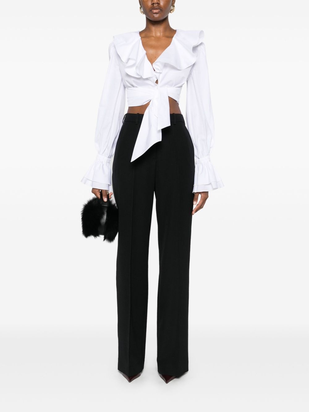 ruffled blouse - 2