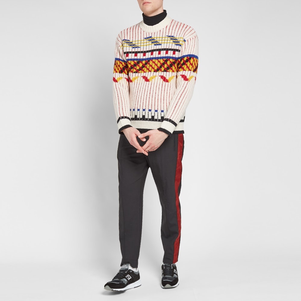 Kenzo Lambswool Peruvian Fair Isle Knit - 6