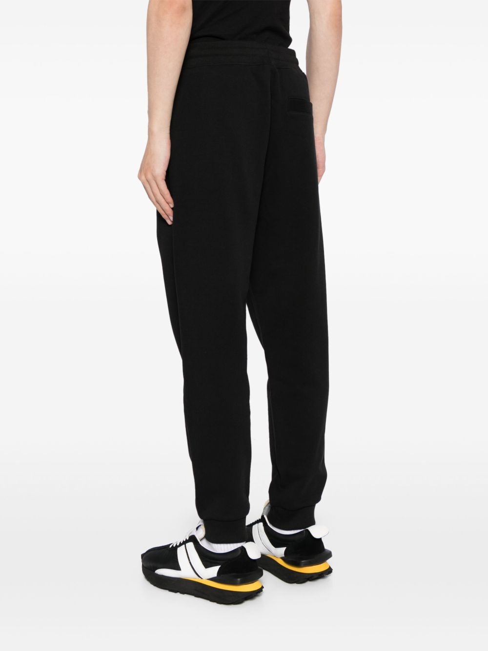 logo-print cotton track pants - 4