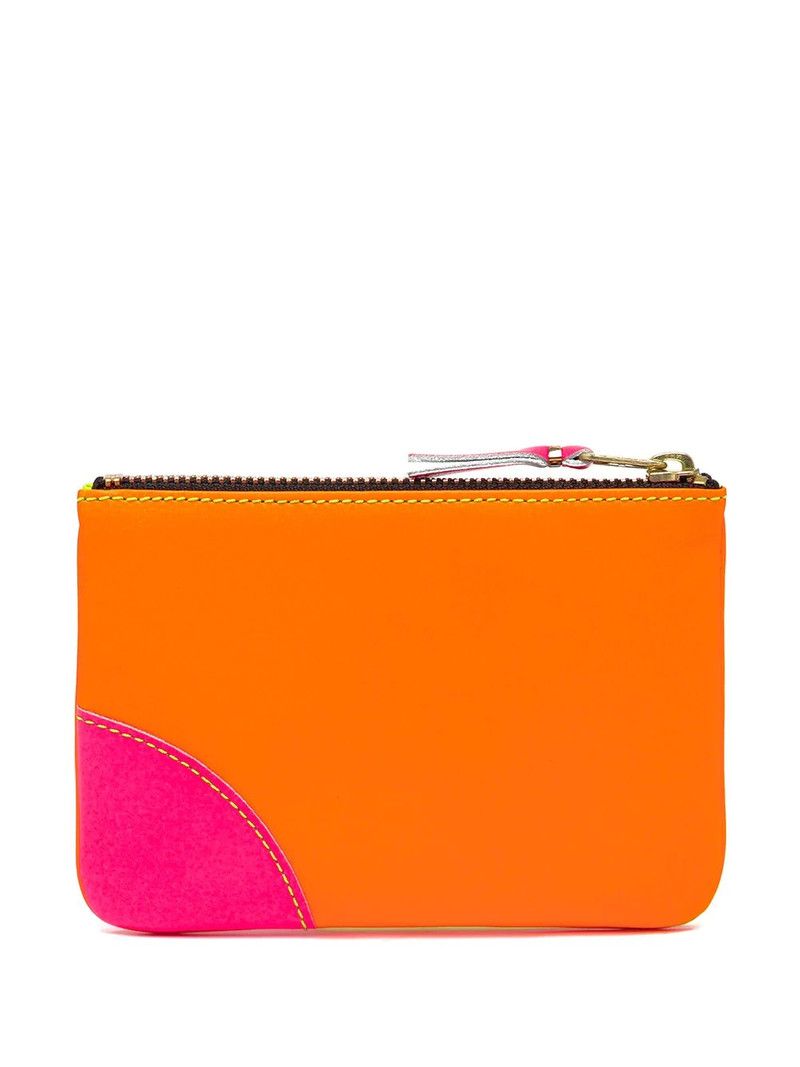 Comme Des Garçons Super Fluo leather pouch outlook