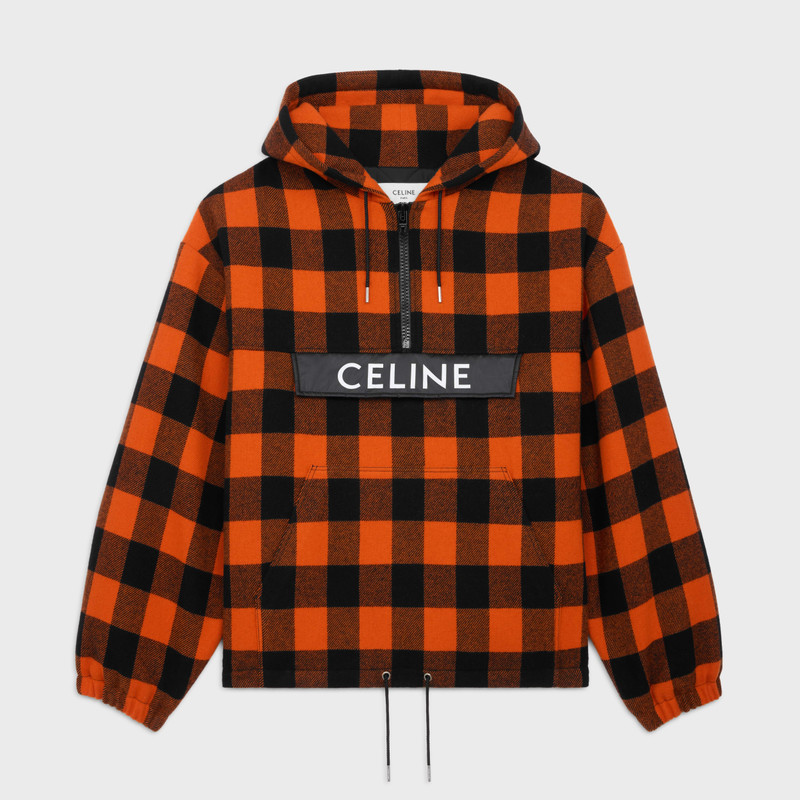 celine windbreaker in check wool 1