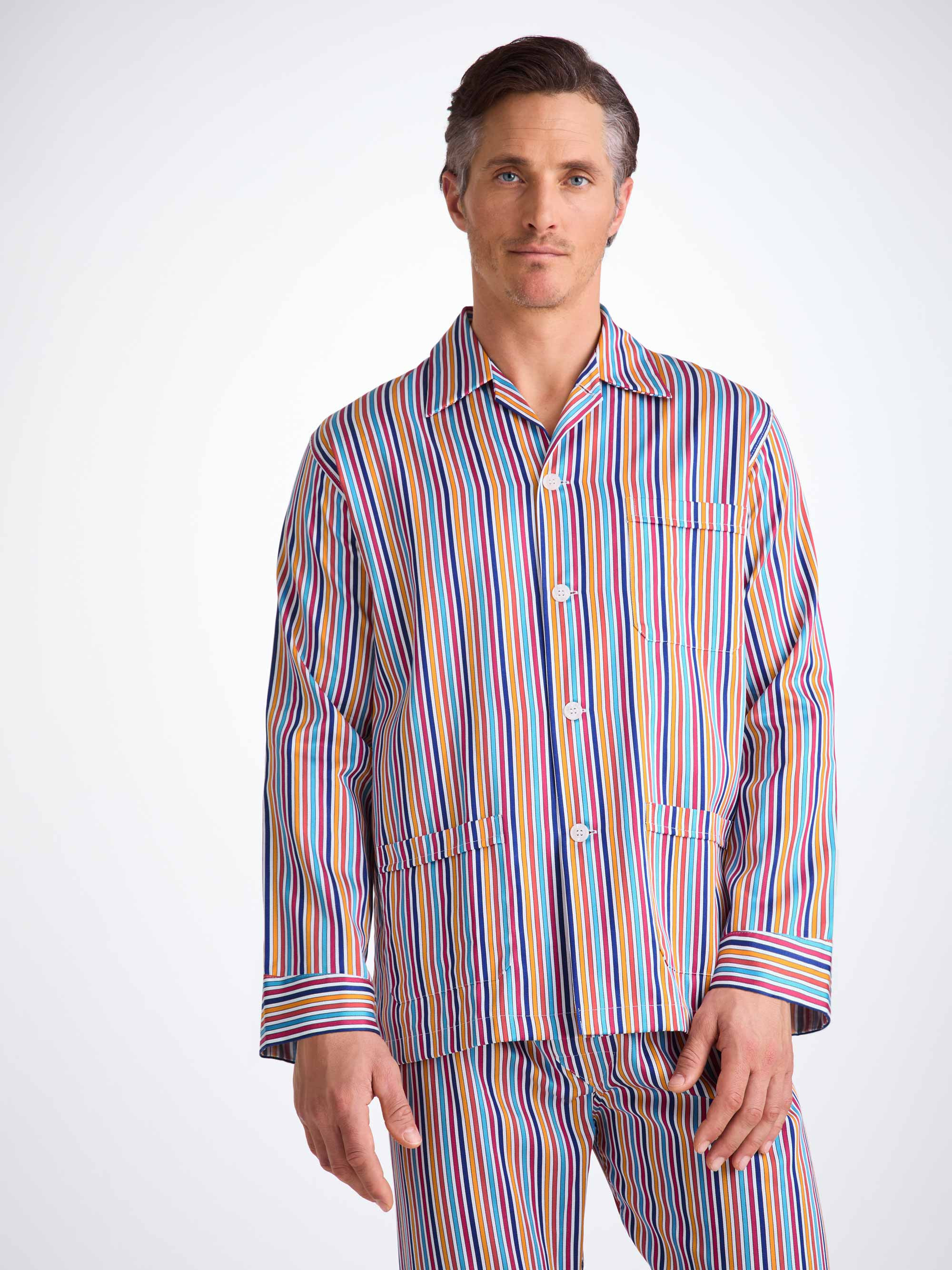 Men's Classic Fit Pajamas Wellington 59 Cotton Multi - 5