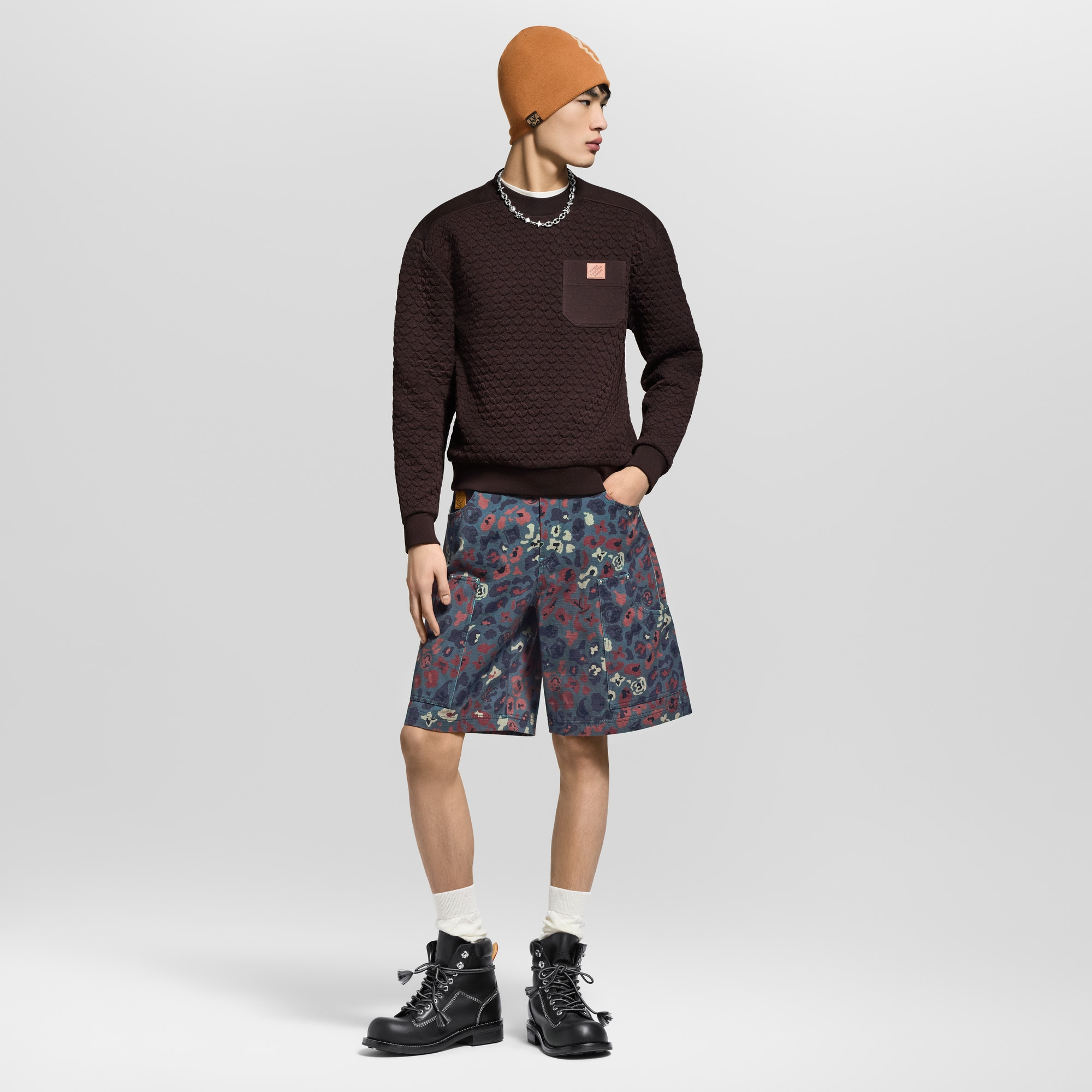 Monogram Quilted Sweatshirt - 3