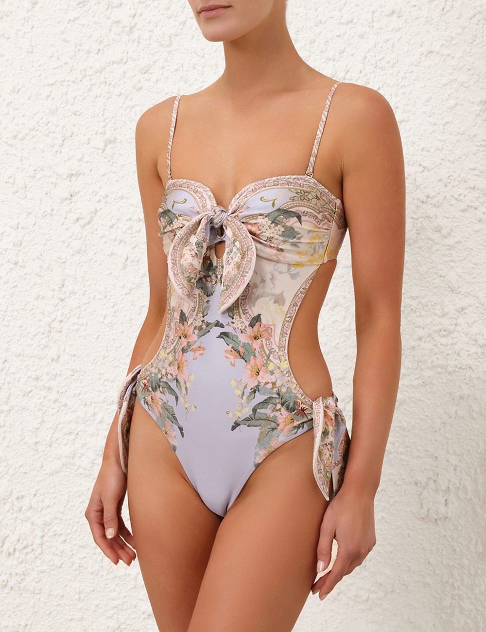 【Zimmermann】Wylie スカーフ タイ フローラル ビキニ☆関税込 Zimmermann Wylie Scarf Tie floral swimsuit Zimmermann