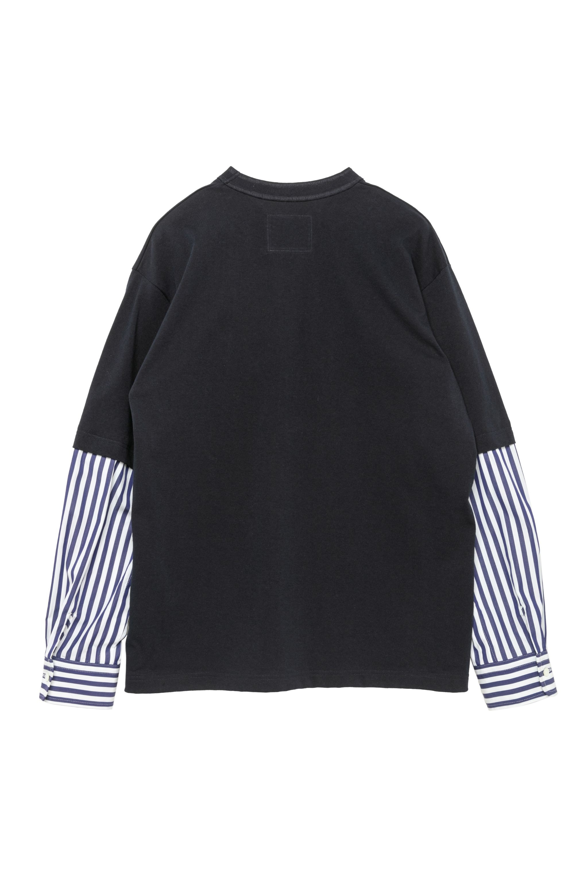 Thomas Mason Cotton Poplin x Cotton Jersey T-Shirt - 2