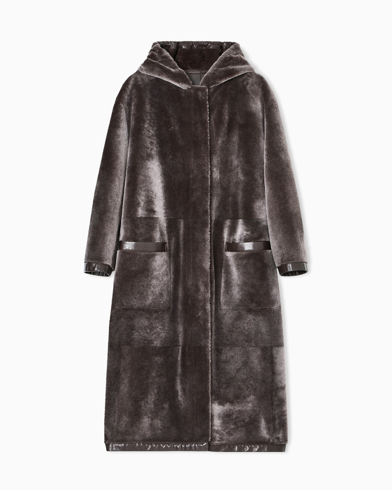 LONG LAMBSKIN SHEARLING COAT 1