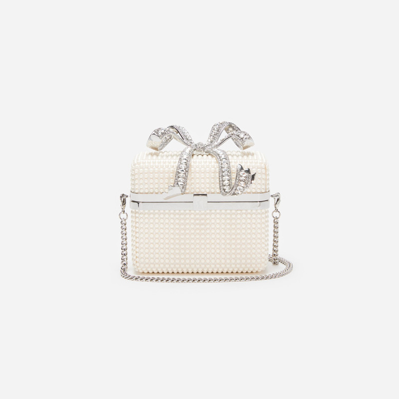 Pearl Embellished Vanity Case 4