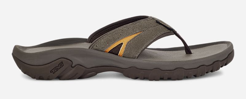 Men's Katavi 2 Thong Flip-Flop Sandals in Grey/Brown 1