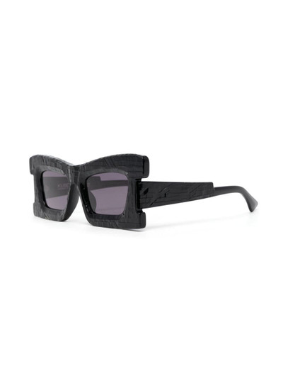 Kuboraum rectangle-frame sunglasses outlook