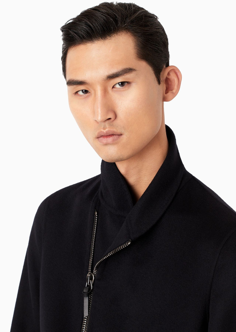 Icon cashmere Casentino wool blouson 6