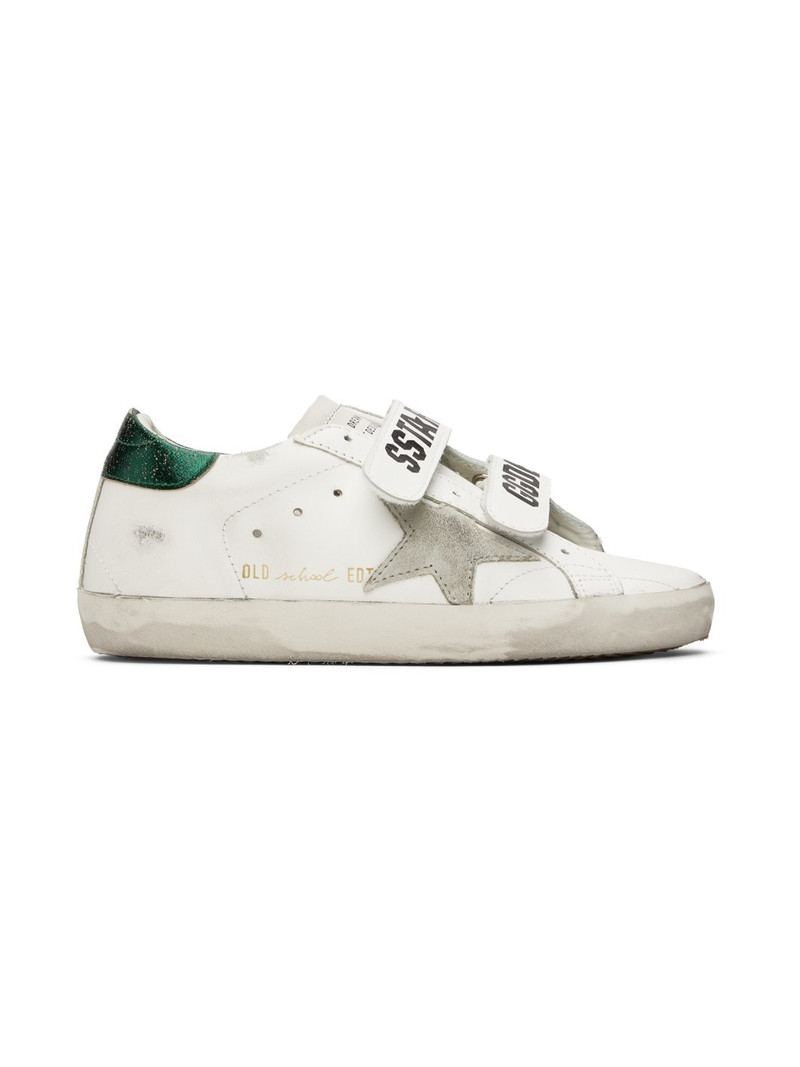 White Old School Sneakers 1