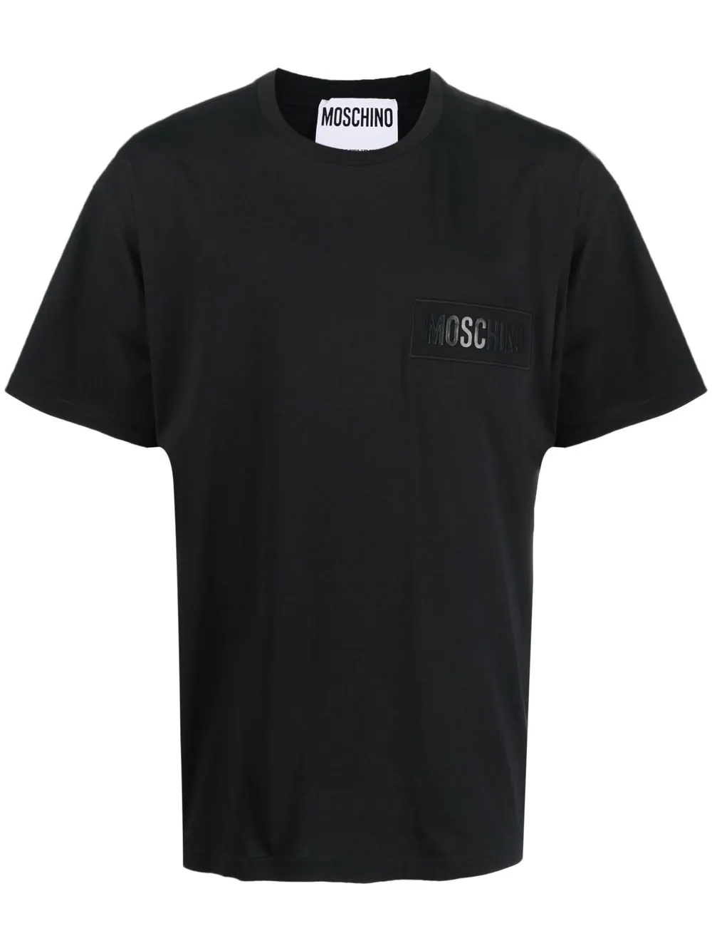 embroidered-logo organic cotton T-shirt - 1