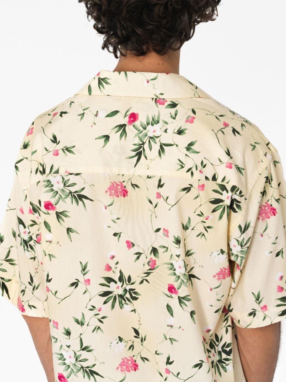 floral-print short-sleeve shirt - 6