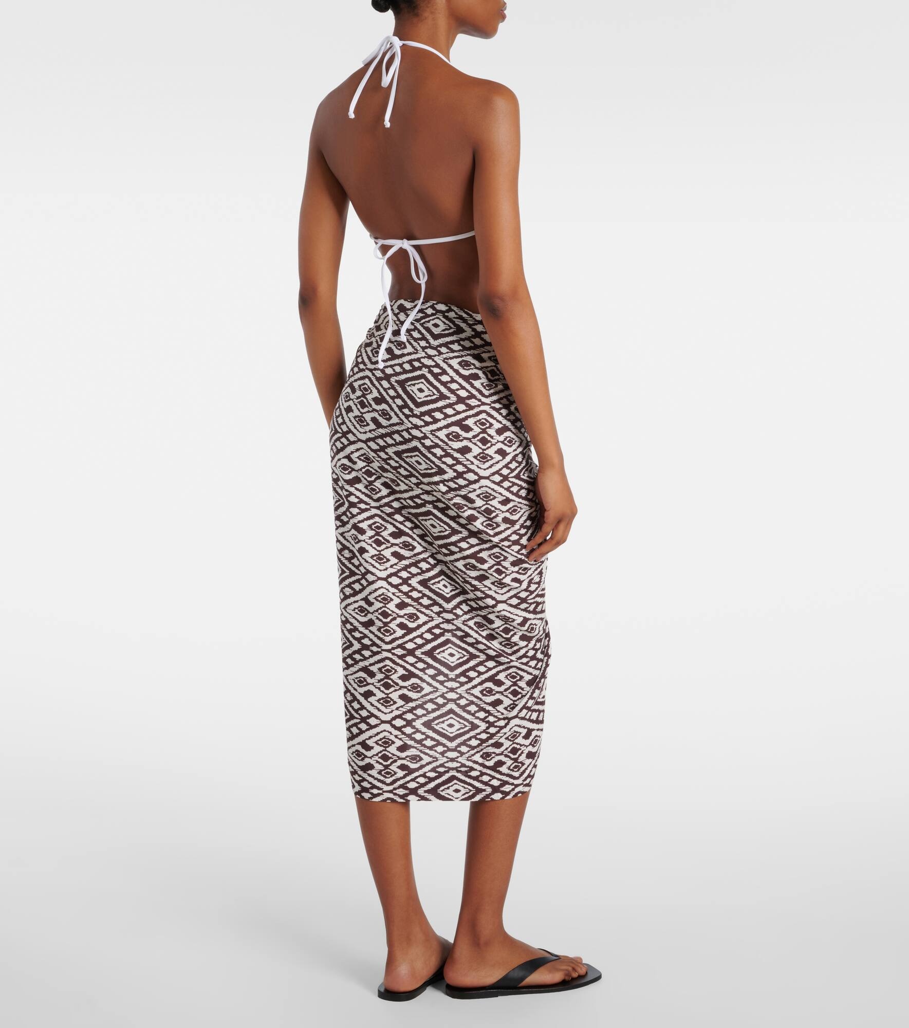 Pareo printed beach cover-up - 3