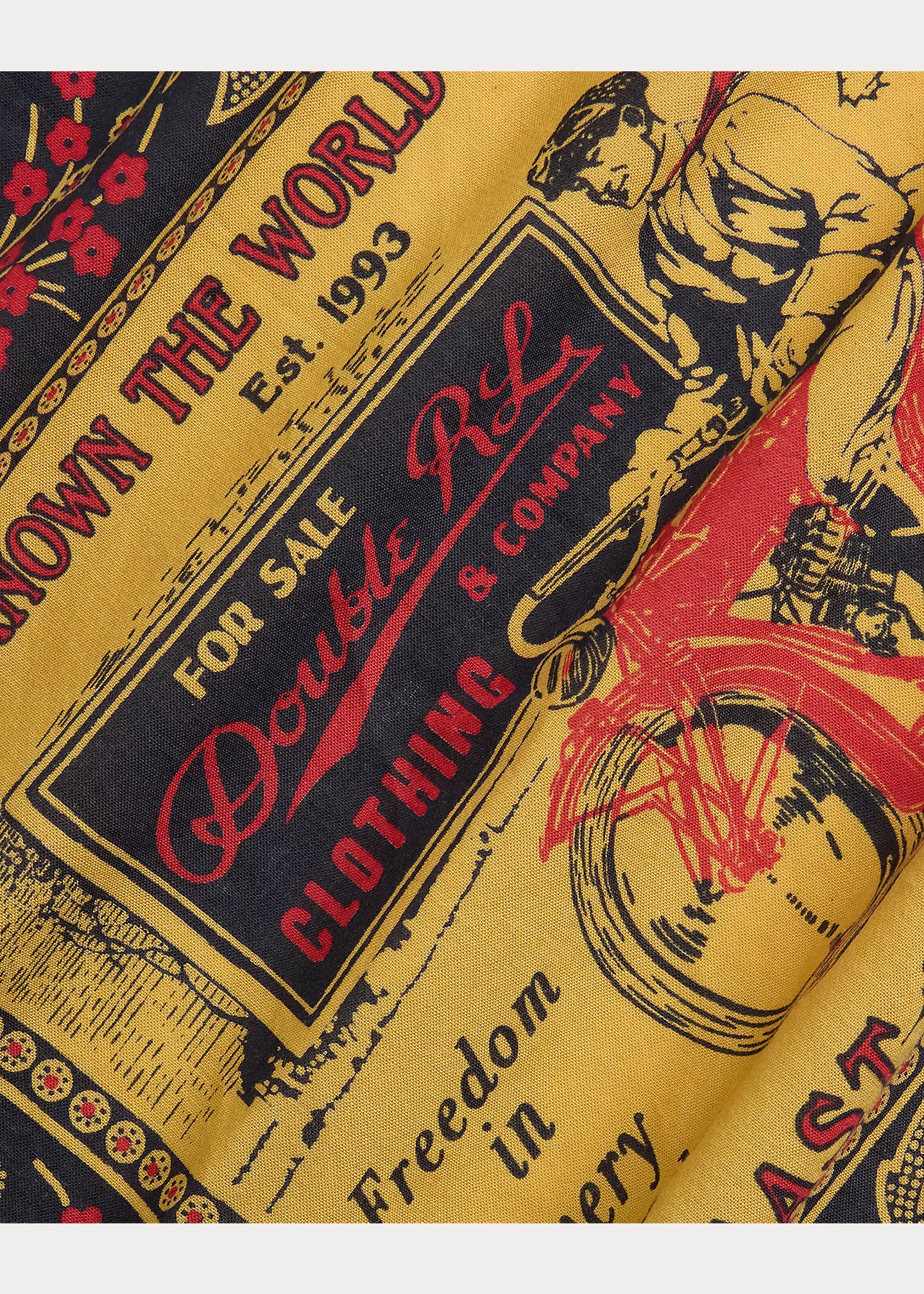 Motorcyclist-Print Cotton Bandanna - 3