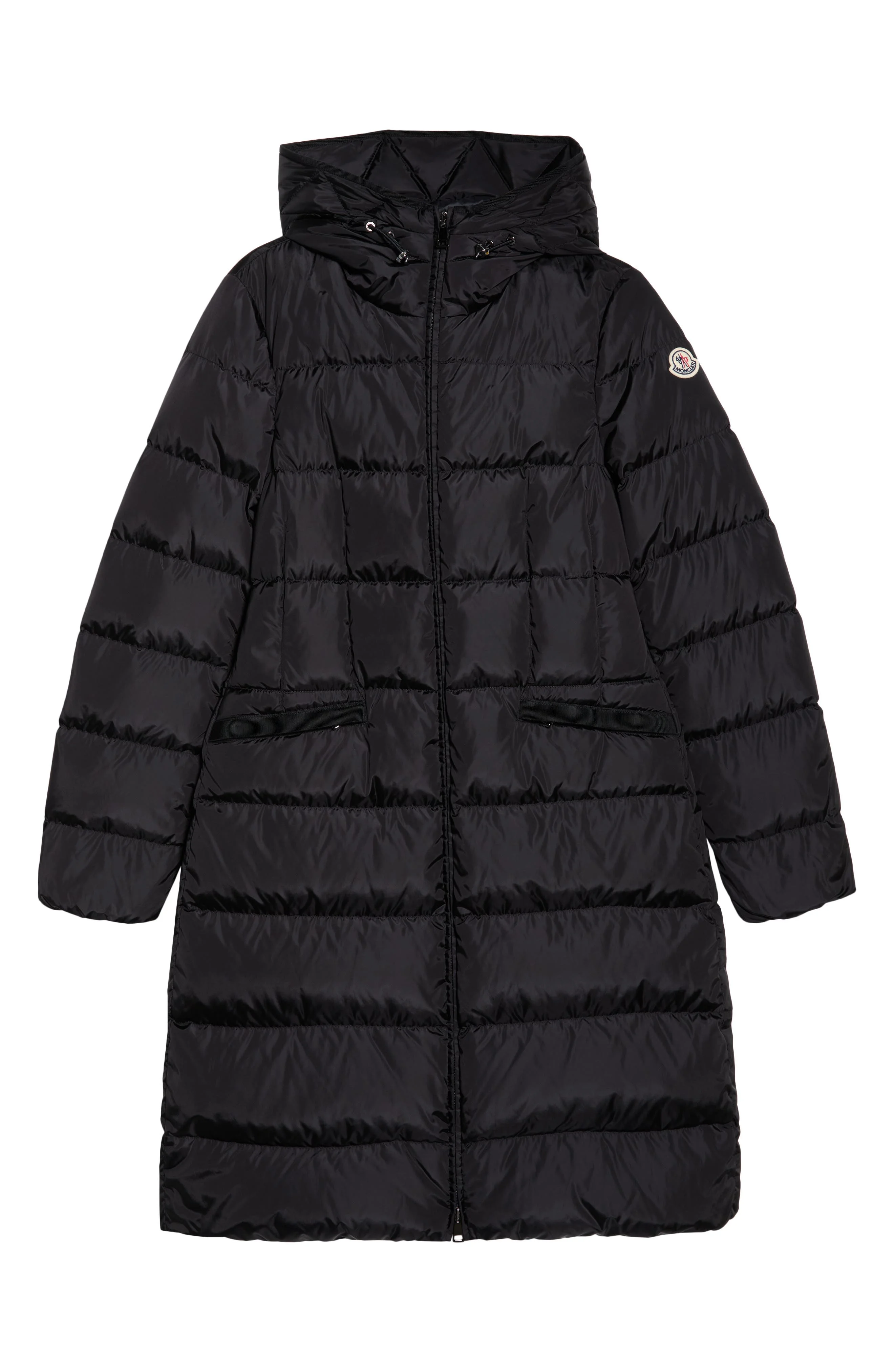 Moncler Avocette Hooded Quilted Down Puffer Coat in Black at Nordstrom - 1