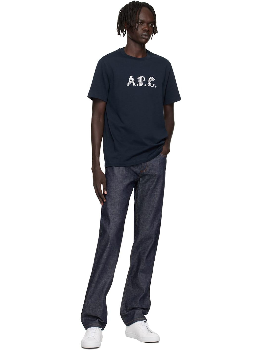 Navy Hugo T-shirt - 4
