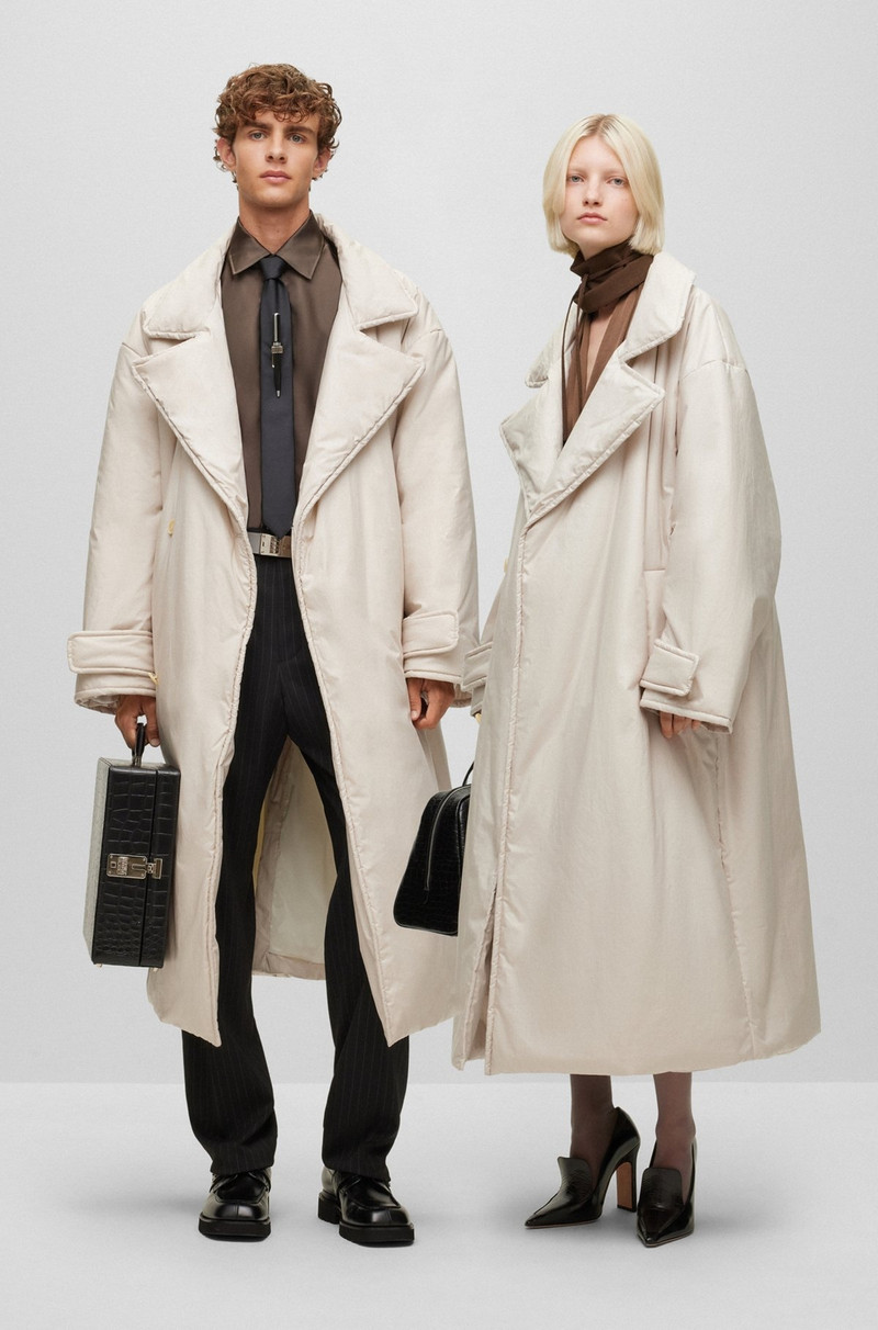 BOSS RELAXED-FIT COAT IN PADDED COTTON outlook