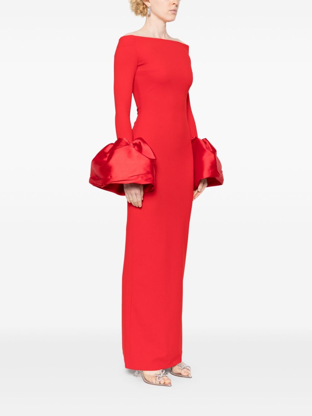 Talia oversized-cuffs gown - 3
