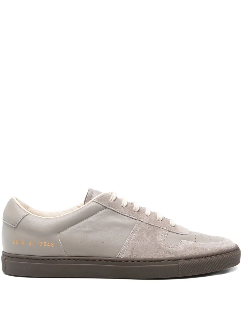 suede panelled sneakers - 1
